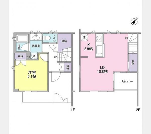 小山台１丁目戸建て｜東京都品川区小山台１丁目(賃貸テラスハウス1LDK・--・50.15㎡)の写真 その2