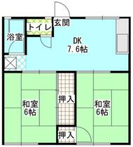 大分県中津市大字大悟法（賃貸アパート2DK・2階・39.69㎡） その2