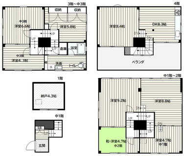 間取り：243008659504