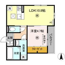 ヴィレッタ日吉町 101 ｜ 大分県大分市日吉町（賃貸アパート1LDK・1階・40.32㎡） その2