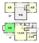 吾川郡いの町枝川&nbsp;2階建&nbsp;築48年のイメージ