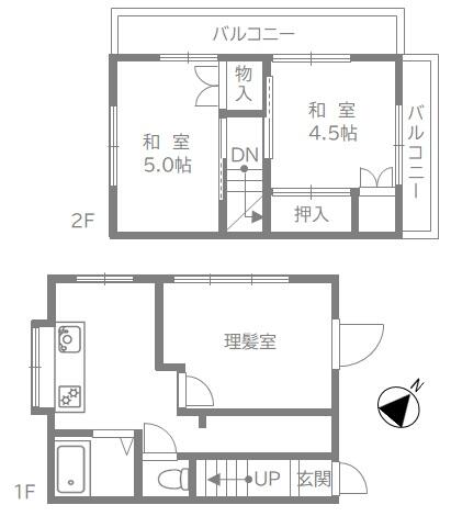 千葉県市川市の一戸建て | 880万円 | 2K | 35.17m² | Akiyama house finder