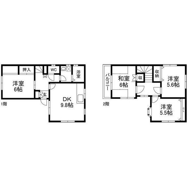 detached 埼玉県比企郡吉見町大字田甲
地図を見る