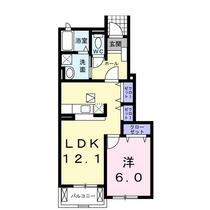エルボスケ　Ｎ 102 ｜ 大分県大分市大字森（賃貸アパート1LDK・1階・45.72㎡） その2