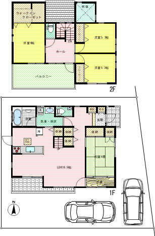 埼玉県越谷市の一戸建て | 3150万円 | 4LDK | 150.45m² | Akiyama house finder