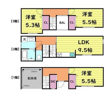 間取り：227103471664