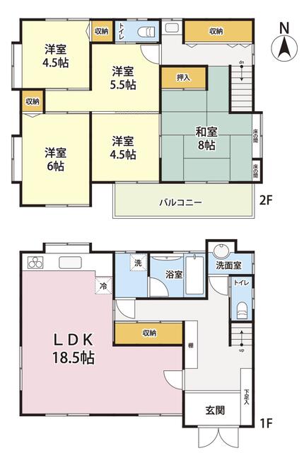 埼玉県新座市の一戸建て | 1580万円 | 5LDK | 117.88m² | Akiyama house finder