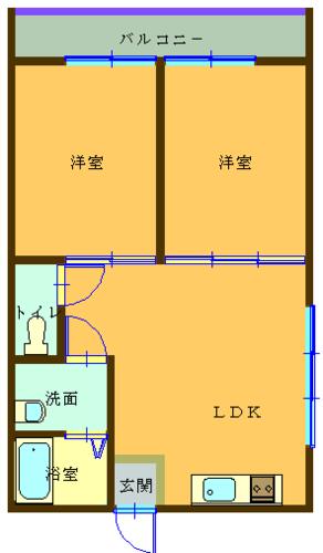 クレスト青田_間取り_0