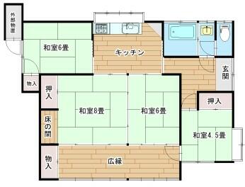 detached 茨城県北茨城市中郷町日棚