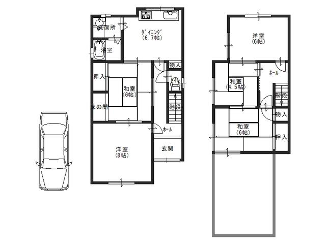 house for sale in Habikino, Osaka | ¥5,800,000 | 5DK | Akiyama house…