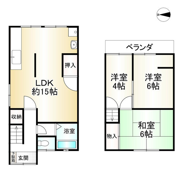 京都府京都市の一戸建て | 1200万円 | 3LDK | 66.28m² | Akiyama house finder