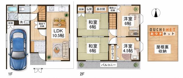 house for sale in Yao, Osaka | ¥26,600,000 | 4LDK | Akiyama house fin…