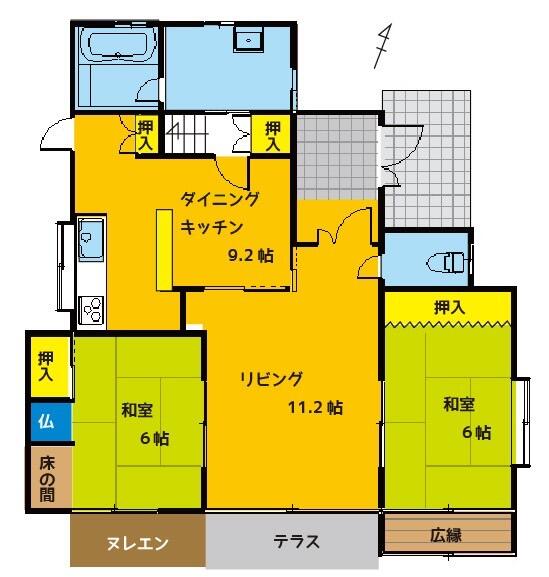 house for sale in Nisshin, Aichi | ¥31,900,000 | 6SLDK | Akiyama hous…