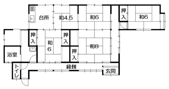 house for sale in 安中市, Gunma | ¥1,200,000 | 5K | Akiyama house finder