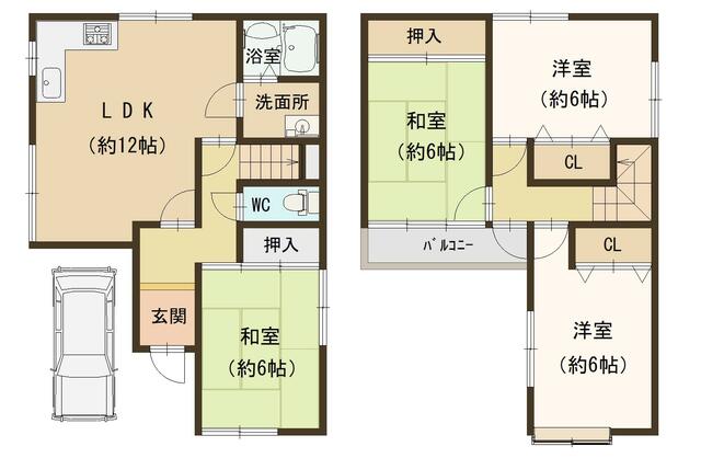 大阪府門真市の一戸建て | 1980万円 | 4LDK | 77.16m² | Akiyama house finder