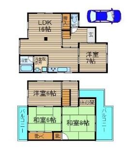 間取り：227102938475