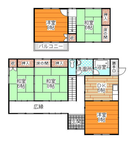 detached 岩手県盛岡市湯沢西２丁目