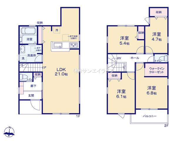 house for sale in Iwakura, Aichi | ¥37,800,000 | 4LDK | Akiyama house…
