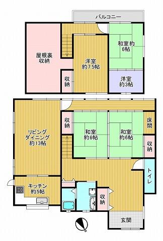 house for sale in Konan, Shiga | ¥9,980,000 | 4SLDK | Akiyama house f…