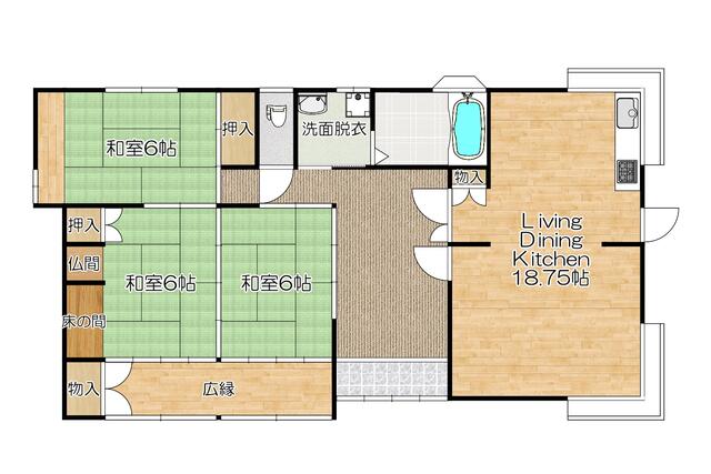 鹿児島県いちき串木野市の一戸建て | 1850万円 | 3LDK | 595.67m² | Akiyama house finder