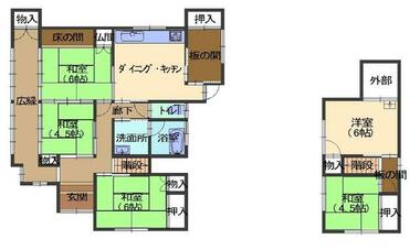 間取り：226077957685