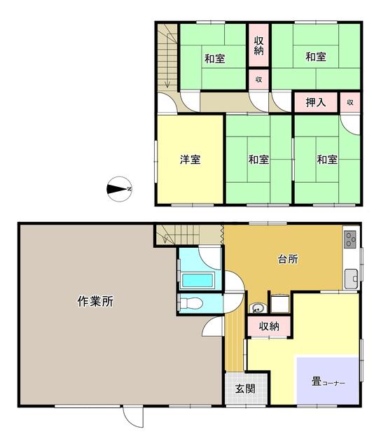 house for sale in 岐阜市, Gifu | ¥5,500,000 | 6DK | Akiyama house finder