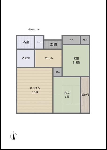 house for sale in Iwaki, Fukushima | ¥3,500,000 | 2DK | Akiyama house…