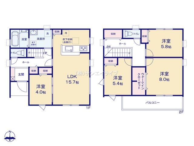 愛知県一宮市の一戸建て | 3580万円 | 4LDK | 117.85m² | Akiyama house finder