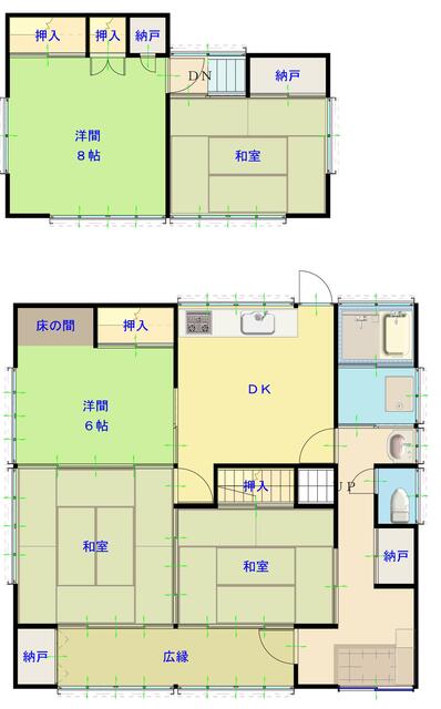 福島県福島市の一戸建て | 328万円 | 5DK | 744.46m² | Akiyama house finder