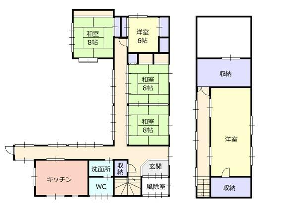 山形県米沢市の一戸建て | 1000万円 | 5DK | 906.75m² | Akiyama house finder