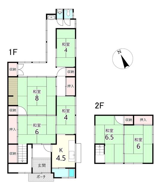 house for sale in 西松浦郡有田町, Saga | ¥1,900,000 | 5DK | Akiyama house fi…
