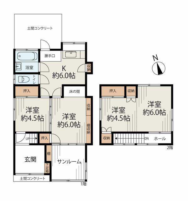 house for sale in Fukaya, Saitama | ¥7,500,000 | 4SDK | Akiyama house…
