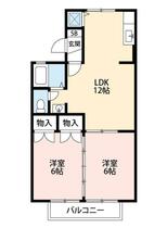 ビィラ・エール 103 ｜ 長野県長野市篠ノ井布施高田（賃貸アパート2LDK・1階・50.00㎡） その2