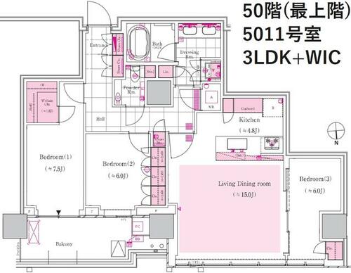 HARUMI FLAG SUN VILLAGE T棟_間取り_0