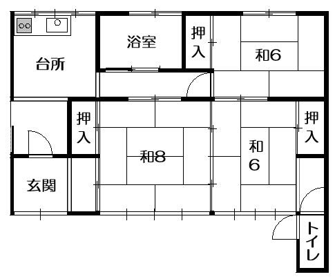 house for sale in 富岡市, Gunma | ¥700,000 | 3K | Akiyama house finder