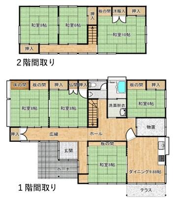 house for sale in 天童市, Yamagata | ¥15,500,000 | 7DK | Akiyama house f…