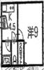 筒井駅よりバス30分 徒歩5分 築31年4ヶ月 2階建の賃貸物件