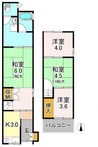 detached 大阪府大阪市東住吉区桑津５丁目