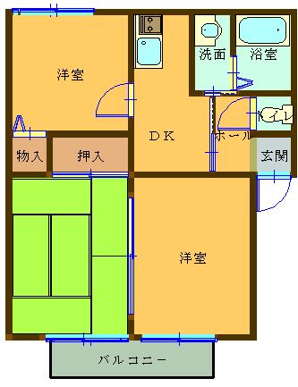 サンシャイン_間取り_0