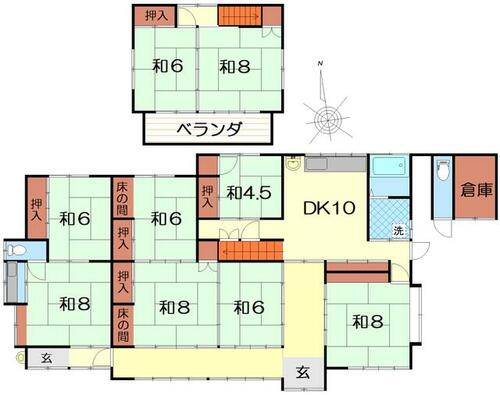 detached 福島県岩瀬郡鏡石町久来石南