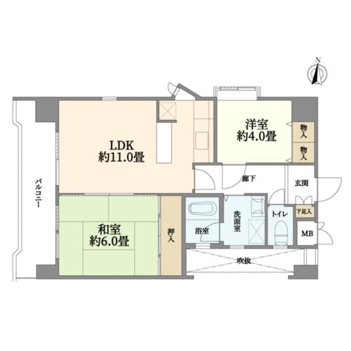 ノバカネイチ扇町_間取り_0