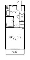 アクアマリン湘南  ｜ 神奈川県藤沢市湘南台３丁目（賃貸アパート1K・1階・23.18㎡） その2
