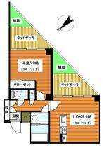 グリーンテラス横浜 302 ｜ 神奈川県横浜市神奈川区台町（賃貸マンション1LDK・3階・45.00㎡） その1