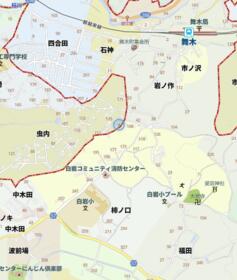 福島県田村郡三春町大字下舞木字虫内
