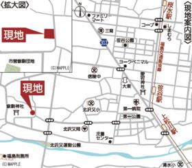 福島県福島市北沢又字稲荷