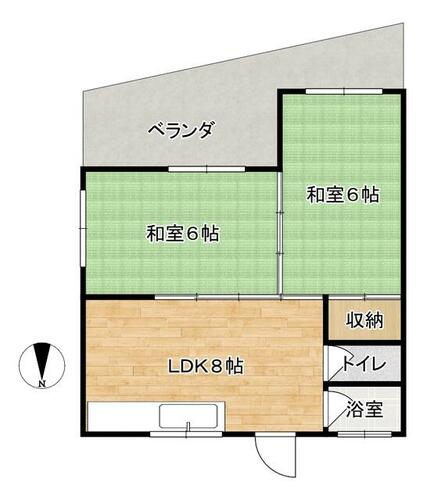 波平アパート_間取り_0