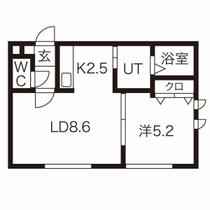 北海道札幌市手稲区前田一条９丁目（賃貸マンション1LDK・2階・34.20㎡） その2