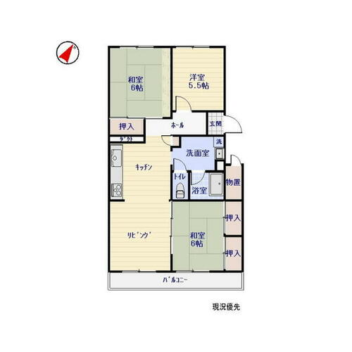 ハイム沖田_間取り_0