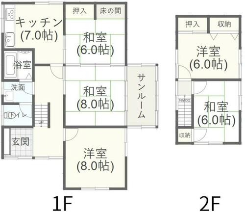 detached 石川県河北郡内灘町字緑台２丁目