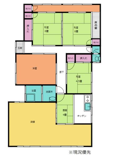 detached 大分県臼杵市野津町大字亀甲